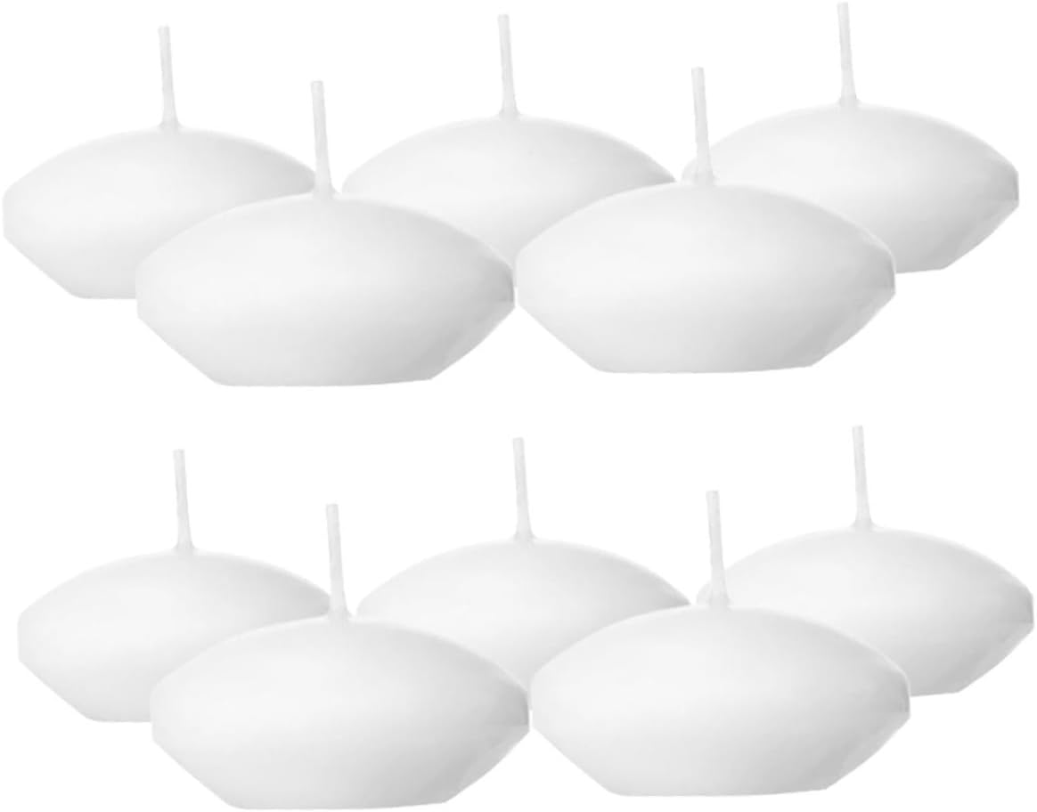 10pcs Unscented Floating Candles for Centerpieces Romantic Water Candles for Weddings Parties and Valentine Day Decorations