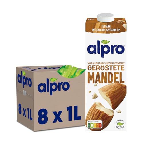 Alpro sōya Drink almendra (Pack de 8, 8 x 1 l)
