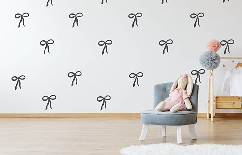 Vinilo decorativo de lazo de 3 pulgadas para pared miniatura 2