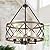 Farmhouse Chandelier for Dining Room 4-Light Rustic Chandeliers Imitation Wood Grain Pendant Light Fixture Modern Industrial Chandelier for Kitchen Island Entryway Foyer Bedroom Hallway?E26 Metal