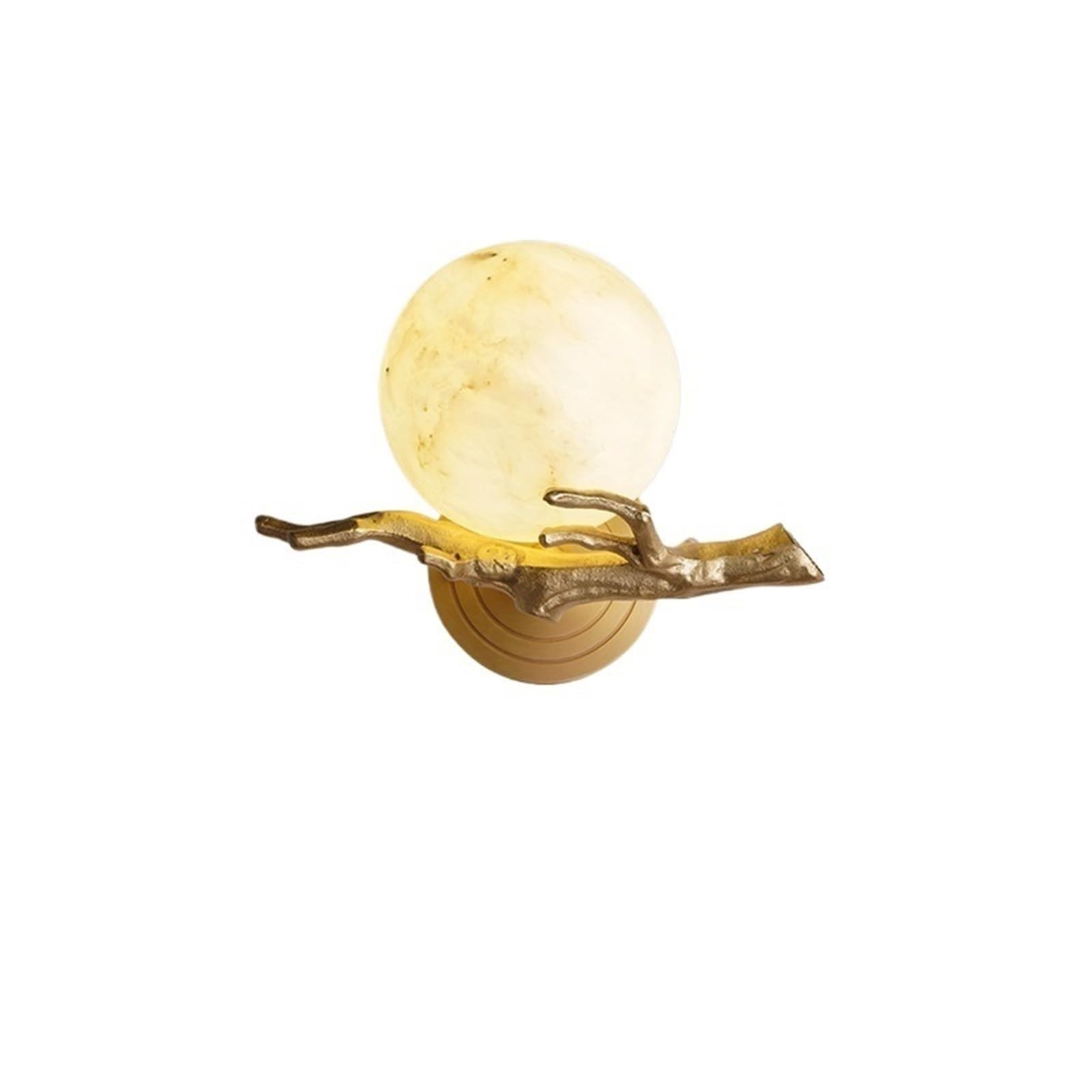 ZENY896V Bedroom Copper Living Room Background Wall Lights Bedroom Hotel Corridor Marble Decorative Lamp Wall Sconce