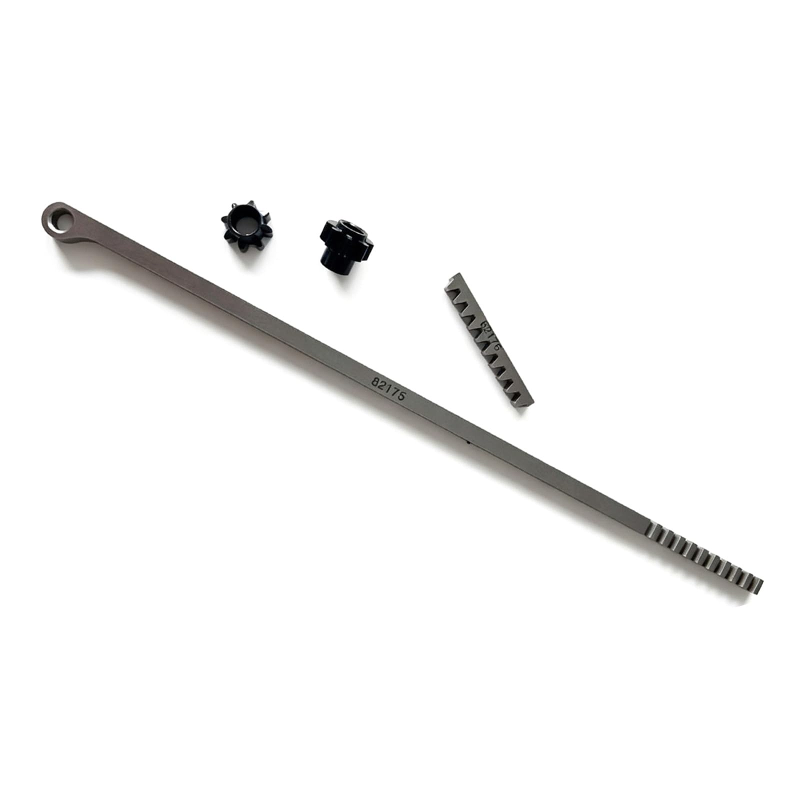 Cobbler Machine Replacement Parts Gear Rack Assembly, Iron Four Piece Set for Supporting Hand Crank Shuttle Movement During Shoe Stitching Maintenance Shoe Repair Machine Parts Gear Rack Set Cobbler