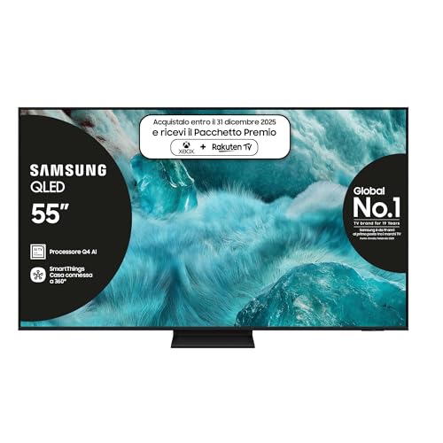 Samsung Smart TV 55'' QE55Q7F5AUXZT QLED 4K, Q4 AI Processor,