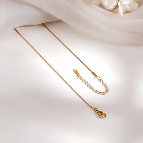 Image of Rubans Demi Fine Stainless Steel Pendant Chain Daily Gift for Women & Girls