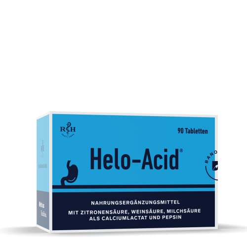 HELO-ACID 90 Tabletten | bei Verdauungsstörungen durch Säuremangel, mit Zitronensäure, Weinsäure und Calciumlactat Cover