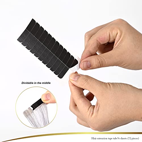 Pestañas de cinta de extensión de cabello EHDIS para retocar y quitar pegamento 2