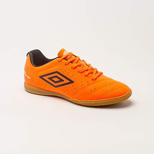 Tênis Umbro Neo Striker, Masculino, Laranja Fluor/Preto/Branco, 40