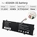 KXRSII 456484-3S Laptop Battery for Medion Akoya E16402 E15407 E16401 E15303 E14304 E15309 E14303 11.55V 45Wh 3896mAh