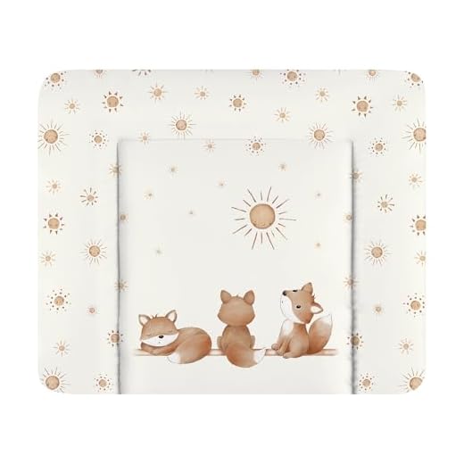 Julius Zöllner Wickelauflage Softy Folie Foxies Gr. 75/75