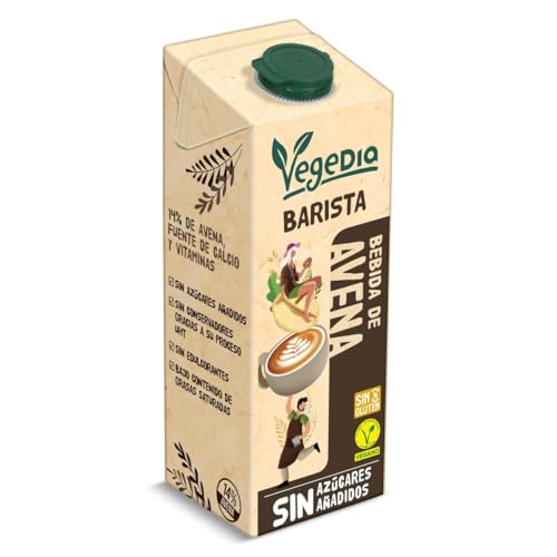 Bebida de avena barista Vegedia brik 1 l