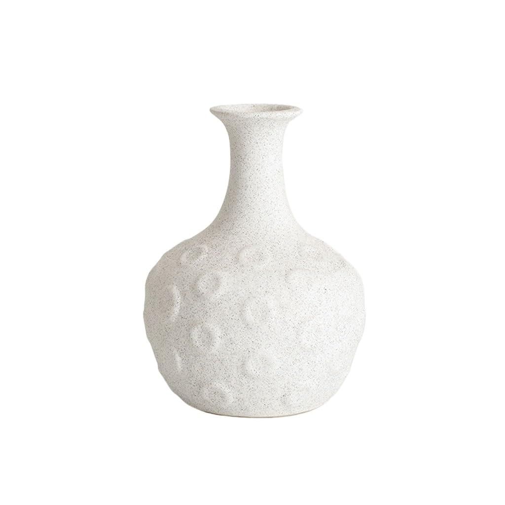 Dining Table Decor Simplicity Nordic Ceramic Vase Living Room Desktop Flower Arrangement Vessel Exhibition Hall Ornaments Kitchen Decor(C)