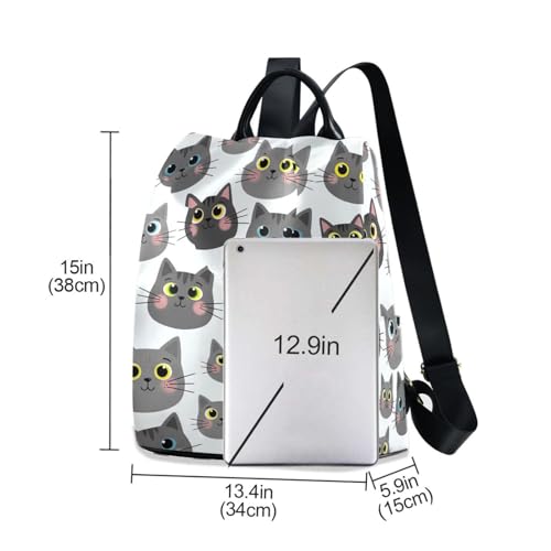 Sac à dos antivol gris évite les pickpockets grâce à ses compartiments - 6