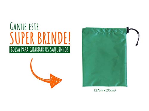 Kit 8 Saquinhos Ecobag Sustentável Reutilizável Fruta Legume Verdura Feira Mercado Frete Grátis