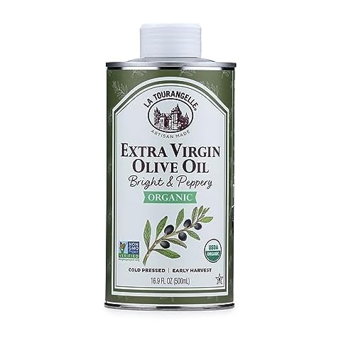 La Tourangelle, Organic Extra Virgin Olive Oil, Cold-Pressed High Antioxidant Picual Olives From Spain, 16.9 fl oz Cover
