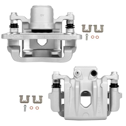 Image of SCITOO 19B6271S 19B6270S Rear Left & Right Disc Brake Calipers Assembly w /Bracket For Kia For Sorento 2014-2018