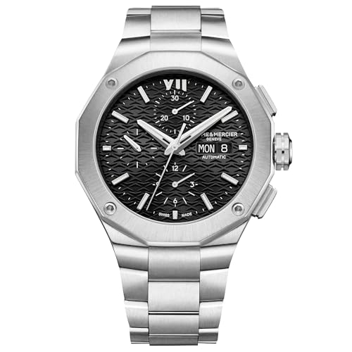 Baume et Mercier Riviera Chronograph Automatic Black Dial Men's Watch M0A10624