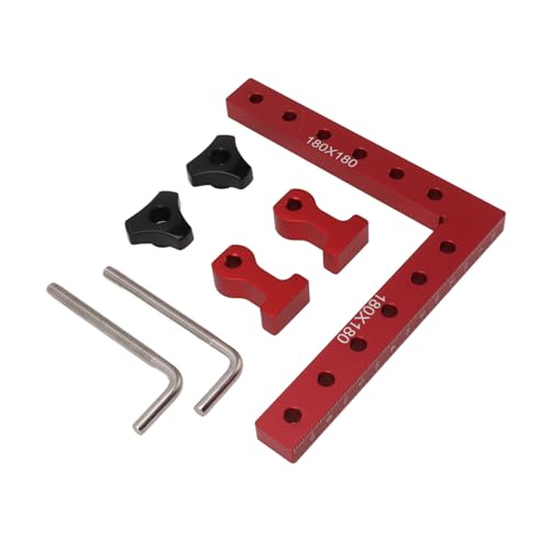 Corner Clamp, 90 Degree Positioning Squares, Aluminum Alloy, Woodworking, Right Angle Corner Clamp Square Tool Picture Frame, Boxes, Cabinets, Drawers (Style 5)
