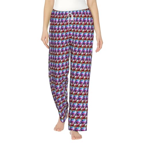 Pantalon de pyjama imprimé tie-dye pour femmes vêtements de nuit
