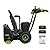 NovorikX 60V Self-Propelled 24-Inch Cordless Snow Blower, 20" Intake Height, 200° Adjustable Chute & 0–80° Deflector, Throws up to 50 ft, LED Headlight, (2) 10Ah Batteries & Charger Included