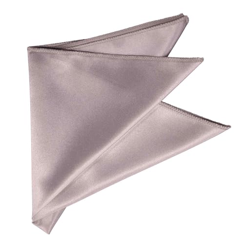 Image of tiemart Solid Color Pocket Squares for Men | For Suits, Perfect for Wedding Parties, 12 x 12 inch / 30 x 30 cm