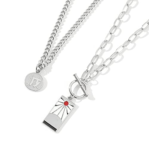 Rongji Jewelry XL0737 Anime Demon Tanjiro Pendant Necklace thumb #1