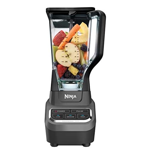 Ninja BL610 Professional 72 Oz Countertop Blender with 1000-Watt Base and Total Crushing Technology for-Smoothies, Ice and Frozen Fruit, Black