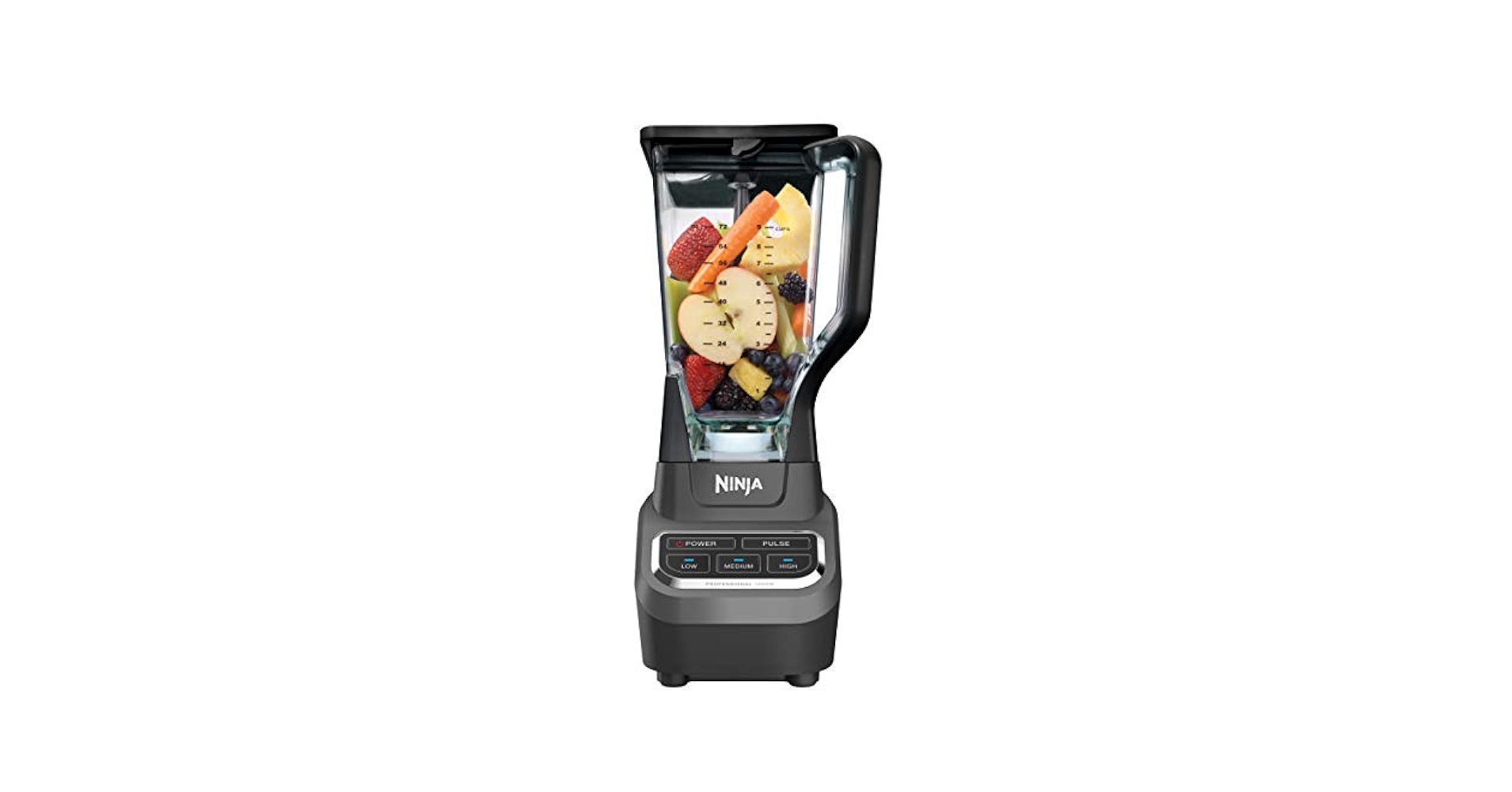 【美品】Ninja Professional 1000W ブレンダー Ninja 1000 W 72 oz 1-Speed Countertop Blender, Black