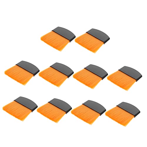 Sewroro 10 Pinceles Pequeños para Pintar Mini Pinceles para Acuarela Profesionales para Dibujar Accesorios De Pintura Accesorios De Pintura Fibra Amarilla