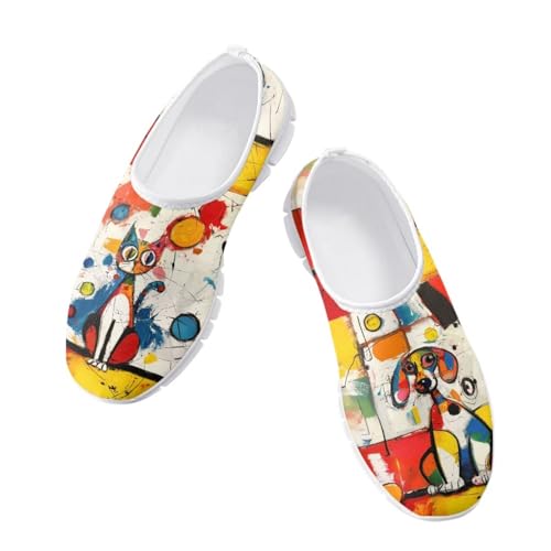 Image of Jeiento Cute Dog Women's Casual Slip On Shoes Loafers Sneakers for Women