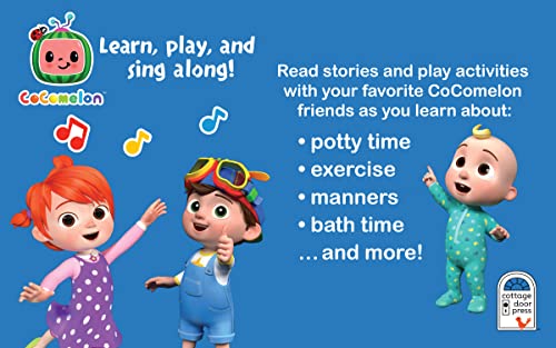CoComelon Favorite Sing-Along Songs - Children's Deluxe Music Player Toy and Board Book Set, Ages 1-5
