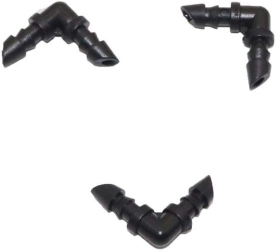 Spray Water Connection 500 PCS Drip Tape For Irrigation Right Angle Connector Garden 4/7 Hose Fittings Male Connector Plastic Hose Fitting (Diameter : 1/4'')