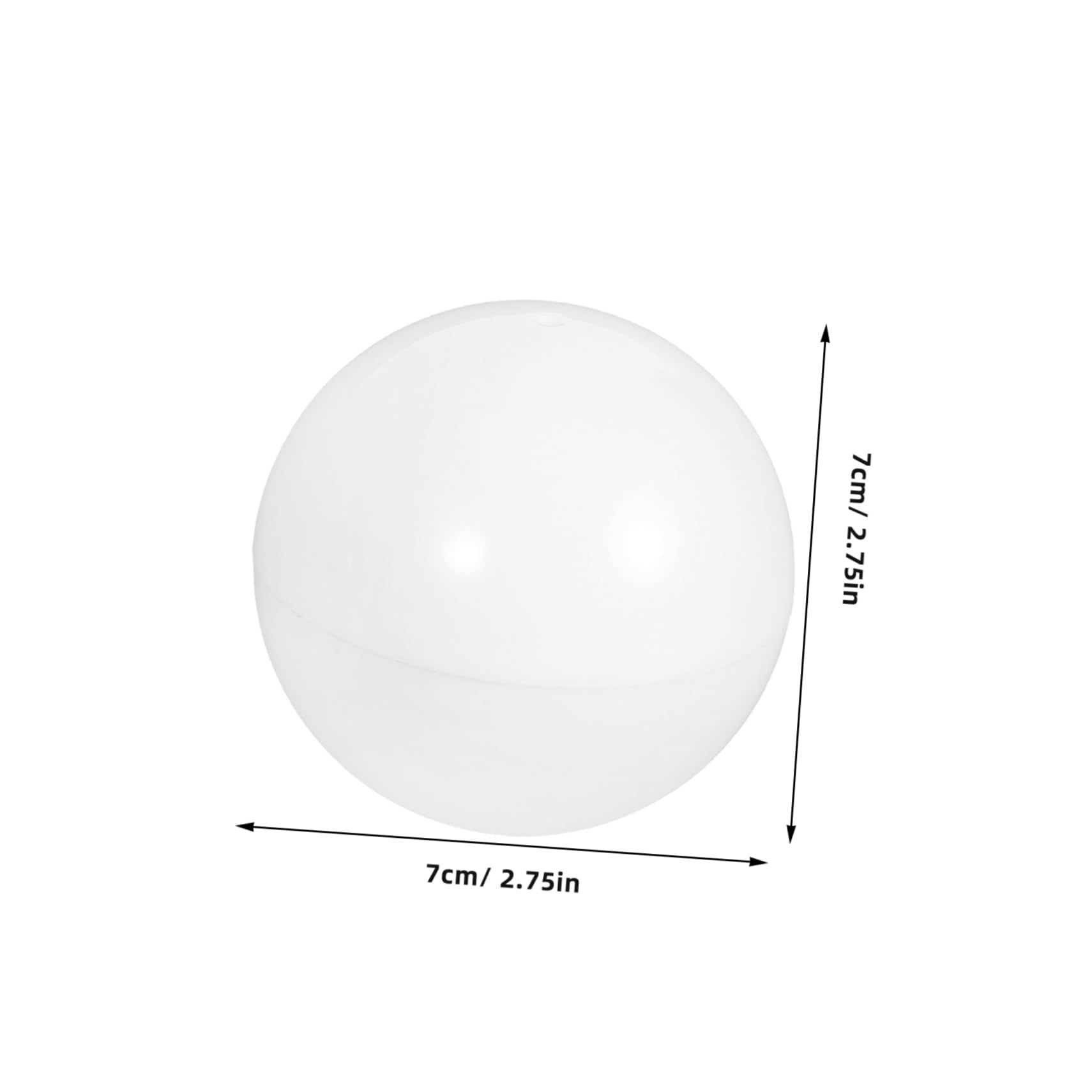 DECHOUS Plastic Hollow Balls 8pcs Round Capsules for Gumball Machine Perfect for Party Decorations