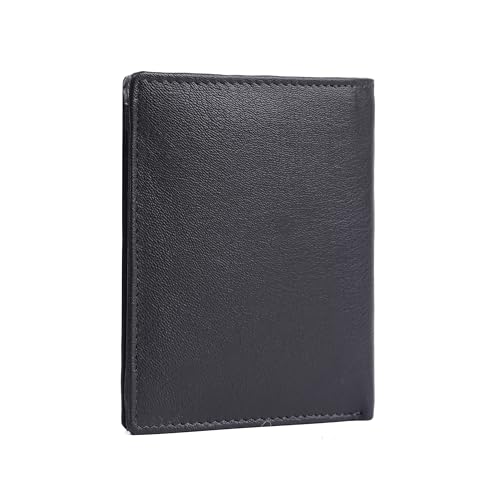 Image of TANSTITCH Slim Leather Wallet || Small,Compact, Minimalist & Thin Wallet || RFID Protected || Front Pocket Carry