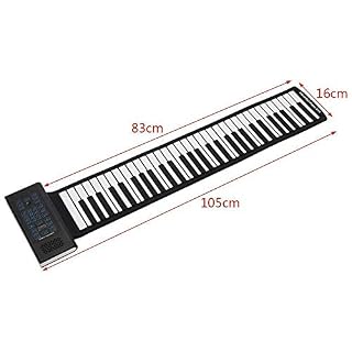 JTYX Portable 61 Touches Flexible Roll Up Piano USB MIDI Hand Roll Clavier de Piano avec Haut-parleurs Instrument de Piano éducatif Cadeau pour Enfant - Les Beatles, Paul McCartney, John Lennon, RIngo Starr, George Harrison JTYX Portable 61 Touches Flexible Roll Up Piano USB MIDI Hand Roll Clavier de Piano avec Haut-parleurs Instrument de Piano éducatif Cadeau pour Enfant – Image 6