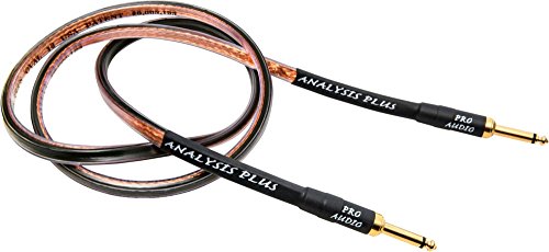 Cable de altavoz ovalado que elimina la distorsión con conectores rectos Analysis Plus