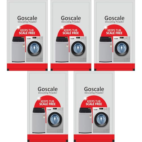 Descale Compatiable For LG Washing Machine Front Load and Top Load, Cleaning Powder, Descaling Powder, Drum Cleaner 100 g (Pack Of 5) (Style_53