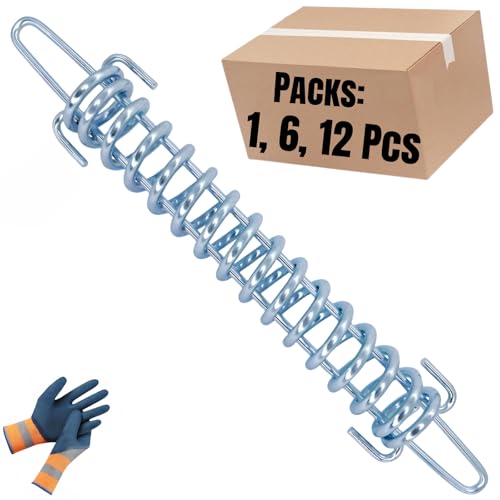 CYM-INSIST 12 Pcs Heavy-Duty Electric Fence Tension Spring, Measure and
