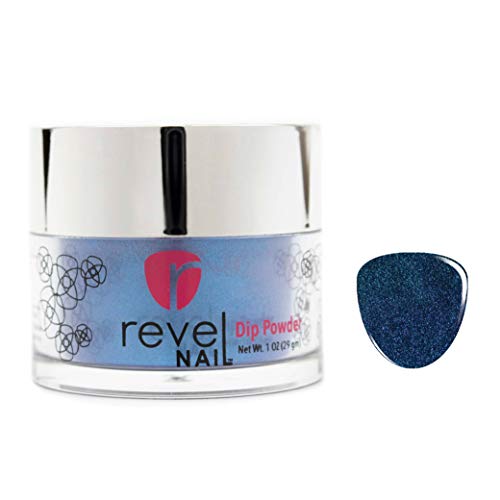 Revel Nail Dip Powder | for Manicures | Nail Polish Alternative | Non-Toxic & Odor-Free | Crack & Chip Resistant | Can Last Up to 8 Weeks | 1oz Jar | Shimmer | Sabrina