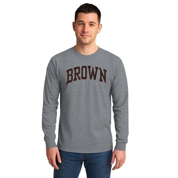 Barnesmith Brown University Bears Long Sleeve T-Shirt, Classic, Charcoal Grey, XX-Large by Barnesmith - Used condition - Image 2