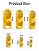 6PCS Foam Pipe Cutter, 6 Sizes Pipe Insulation Foam Water Tube Cutter Tool, Insulation Cutting Fixture for Pipe Insulation in Homes, Industries&Commercial Places 15MM-22MM-28MM-40MM-46MM-53MM (Yellow)
