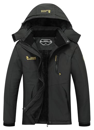 Image of MOERDENG Women's Waterproof Ski Jacket Warm Winter Snow Coat Mountain Windbreaker Hooded Raincoat Jacket