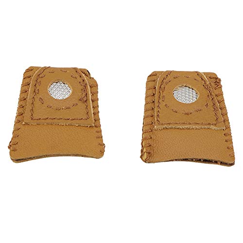 Genuine Leather Leather Coin Thimble, Leather Thimble, Craft Accessories for Stitching Sewing Tool S
