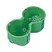 Produktbild REV Ritter 0518354555 Hohlwanddose 2-Fach, 50 mm 3 Stück