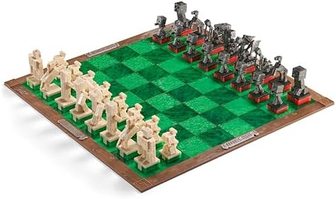 The Noble Collection 8 Years And Above Minecraft Chess Set