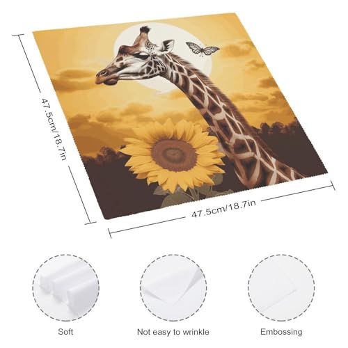 Servilletas de tela cuadradas Floral 47.5x47.5 cm pack 6 miniatura 2