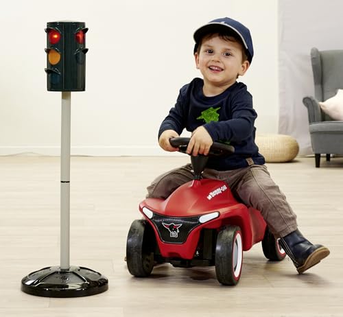 Big Verkehrsampel AMPELMANN (71 cm) - großes Ampel-Spielzeug für Kinder ab 3 Jahren mit Licht & kultigem Ampelmännchen, Kinderampel mit 4 bespielbaren Seiten für Indoor & Outdoor