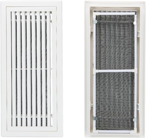Tapa de obturador rectangular para salida de aire acondicionado, panel de acceso de tubo de escape, 600 x 300 mm, para sistema de ventilación, ajustable, diseño duradero