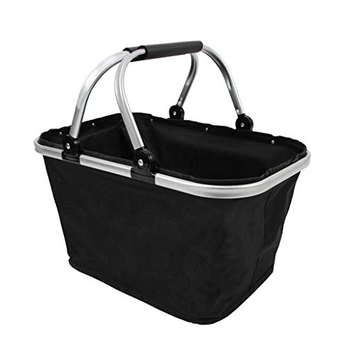 Zacheril Zaino da Picnic Borsa Termica per Isolamento/Cestello per Picnic Pieghevole/Doppio Carrello per Picnic con Borsa per Picnic Picnic all'aperto Conservare Le Celle frigorifere per Alimenti