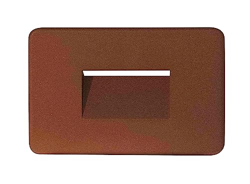 Luce segnapasso corten per cassetta 503 led 2w 3000k faretto da incasso a parete per scale o esterni ip65