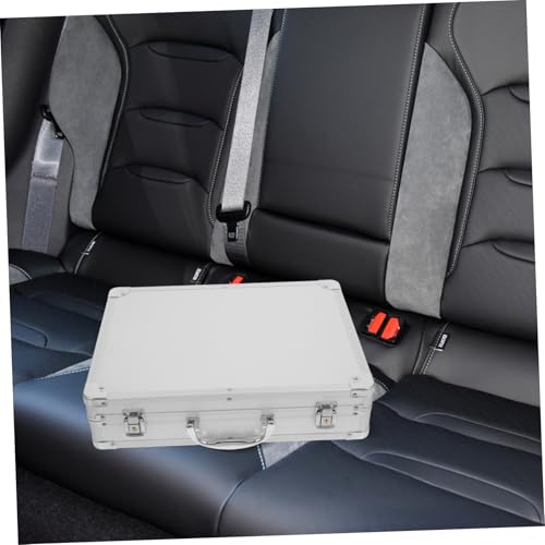 HOMSFOU Portable Aluminum Alloy Briefcase Toolbox for Men Shockproof Design Storage for Tools Accessories for Professionals Enthusiasts Easy to Carry and Use4